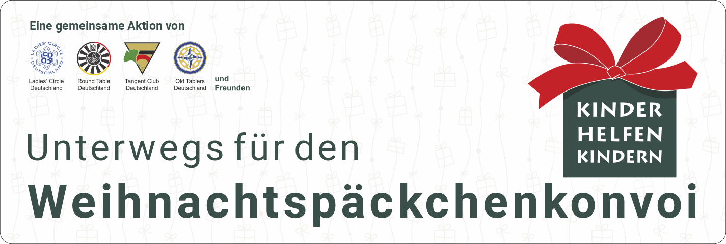 Magnetfolie Weihnachtspäckchenkonvoi